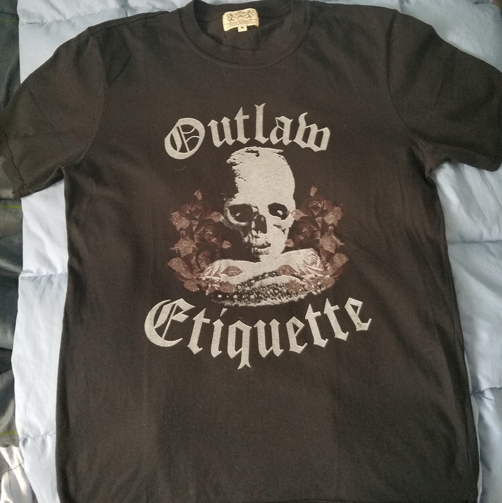 Men's Medium Juicy Couture Skull Graphic T-Shirt